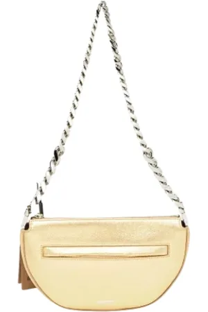 Burberry Pre-owned, Kobieta, Żółty, ONE SIZE, Pre-owned skórzane torby na ramię