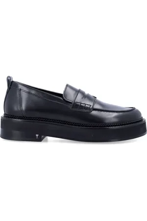 Ami Buty, Mężczyzna, Czarny, 42 EU, Czarne Buty Chunky Mokasyny Zamknięte