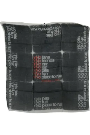 Costume National Akcesoria, Mężczyzna, Czarny, ONE SIZE, Stylowy Bandana Kapelusz Czarny Biały Wzór