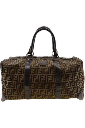 Fendi Pre-owned, unisex, brązowy, ONE SIZE, Pre-owned Canvas handbags