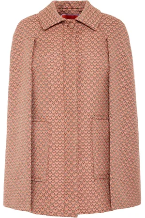 La DoubleJ Kurtki, Kobieta, Różowy, XS, Wełna, Milano Mini Cape