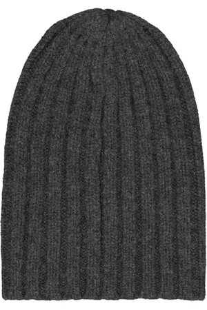 LANEUS Akcesoria, unisex, Szary, ONE SIZE, Alpaka Rozpinany Beanie Hat