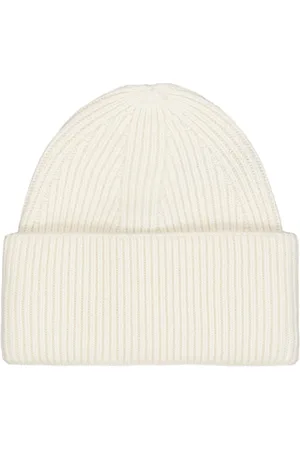 LANEUS Akcesoria, unisex, Beżowy, ONE SIZE, Kaszmir, Kaszmirowa Czapka Beanie w Warkocz