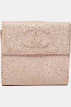 CHANEL Pre-owned, Kobieta, Różowy, ONE SIZE, Pre-owned skórzane portfele