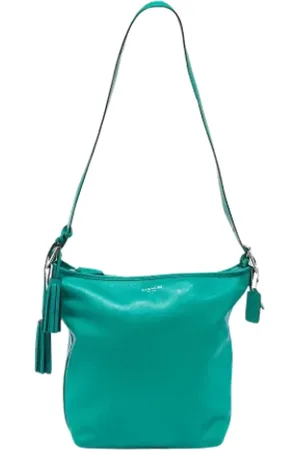 Coach Pre-owned, Kobieta, Zielony, ONE SIZE, Pre-owned skórzane torby na ramię