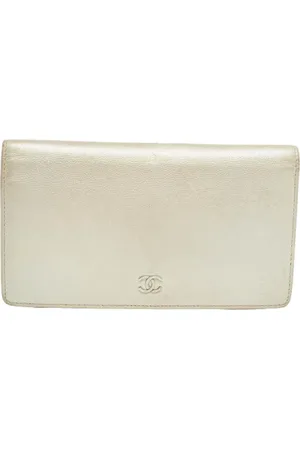 CHANEL Pre-owned, Kobieta, Biały, ONE SIZE, Pre-owned skórzane portfele