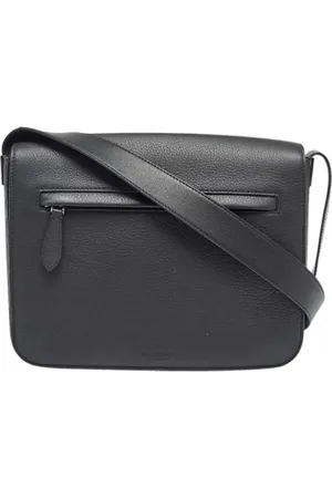 Burberry Pre-owned, Mężczyzna, Czarny, ONE SIZE, Pre-owned skórzane torby na ramię