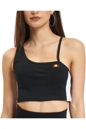 Ellesse Koszulki, Kobieta, Czarny, M, Crop Top Shirts