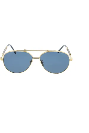 Fred Akcesoria, unisex, Żółty, ONE SIZE, Klasyczne Okrągłe Okulary