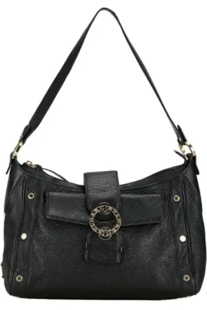 Bvlgari Pre-owned, Kobieta, Czarny, ONE SIZE, Pre-owned skórzane torby na ramię