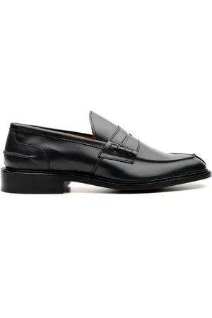 TRICKERS Buty, Mężczyzna, Niebieski, 40 EU, Niebieskie Mokasyny Model James