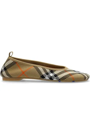 Burberry Buty, Kobieta, Beżowy, 37 EU, Spandex, Baleriny ‘Knit’