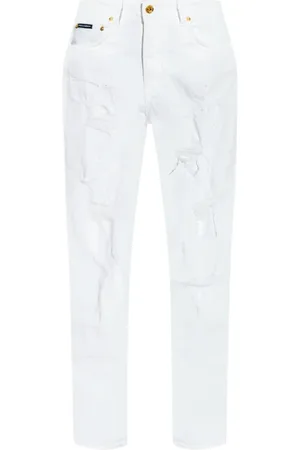 Dolce & Gabbana Jeansy, Kobieta, Biały, S, Jeansyy typu boyfriend