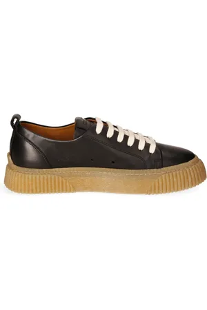 Ami Buty, Mężczyzna, Czarny, 41 EU, Skórzane Low Top Sneaker