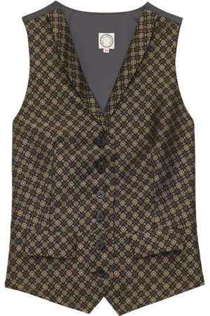 Inès de la Fressange Kurtki, Kobieta, brązowy, S, Len, Robinson Waistcoat