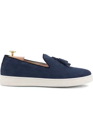 Duca Di Morrone Buty, Mężczyzna, Niebieski, 44 EU, Zamsz, Buty