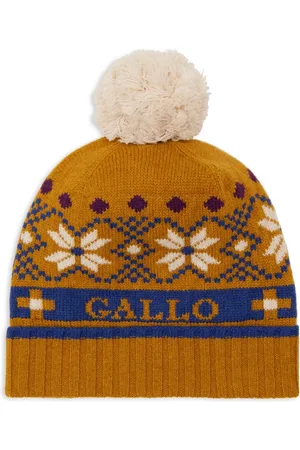 Gallo Akcesoria, unisex, Wielobarwność, ONE SIZE, Kaszmir, Zimowa wełniana czapka z kaszmirem