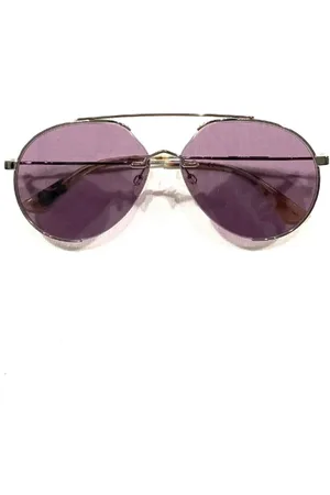 Alexander McQueen Pre-owned, Kobieta, Fioletowy, ONE SIZE, Pre-owned Plastic sunglasses