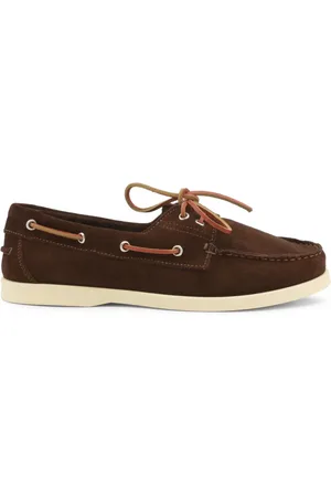 Duca Di Morrone Buty, Mężczyzna, brązowy, 46 EU, Zamsz, Eleganckie Mokasyny Męskie zamszowe