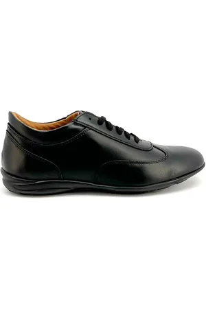 Duca Di Morrone Buty, Mężczyzna, Czarny, 41 EU, Brązowe Skórzane Buty na sznurówki