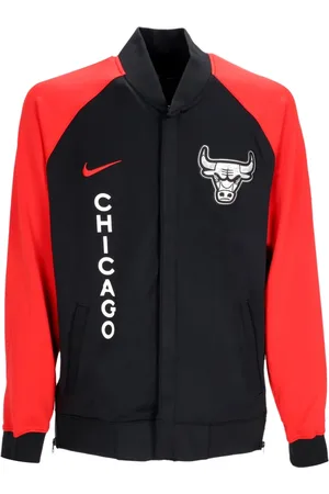Nike Kurtki, Mężczyzna, Czarny, XL, Kurtka Chicago Bulls NBA Showtime