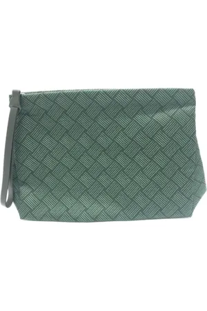 Bottega Veneta Pre-owned, Kobieta, Zielony, ONE SIZE, Pre-owned Fabric clutches