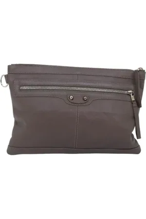 Balenciaga Pre-owned, Kobieta, brązowy, ONE SIZE, Skóra, Pre-owned Leather clutches