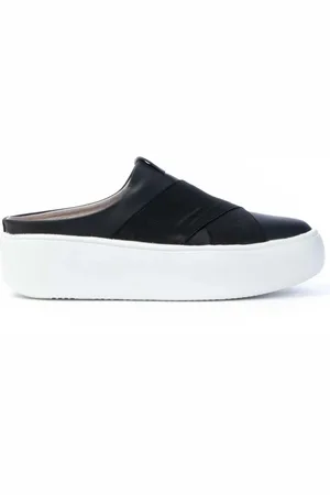 FESSURA Buty, Kobieta, Czarny, 38 EU, Skóra, Cloud Sabot Skóra Elastyczny Szczegół