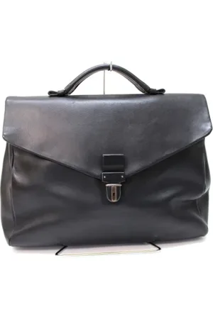 Bottega Veneta Pre-owned, Mężczyzna, Czarny, ONE SIZE, Skóra, Pre-owned Skórzane torebki