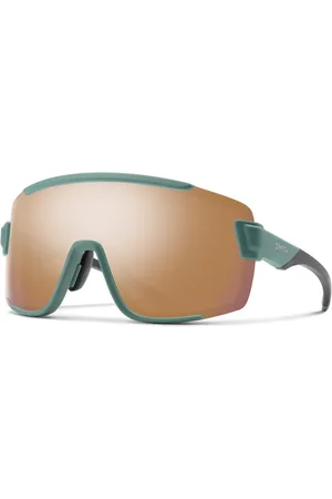 Smith Akcesoria, unisex, Zielony, ONE SIZE, Złote okulary przeciwsłoneczne w stylu Wildcat