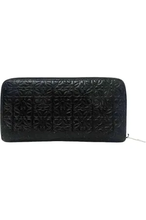 Loewe Pre-owned, Kobieta, Czarny, ONE SIZE, Skóra, Pre-owned skórzane portfele