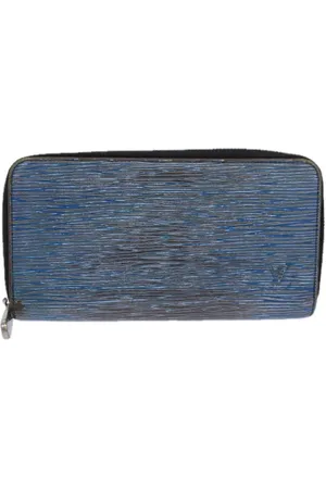 LOUIS VUITTON Pre-owned, unisex, Niebieski, ONE SIZE, Skóra, Pre-owned skórzane portfele