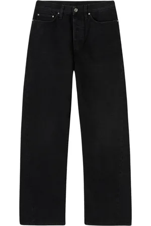 Totême Jeansy, Kobieta, Czarny, W26, Denim, Twisted Seam Denim Full Length