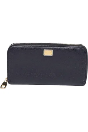 Dolce & Gabbana Pre-owned, Kobieta, Czarny, ONE SIZE, Pre-owned skórzane portfele