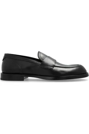 Dolce & Gabbana Buty, Mężczyzna, Czarny, 40 EU, Skórzane buty typu `loafers`