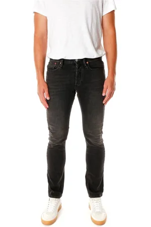 Denham Jeansy, Mężczyzna, Czarny, W36 L34, Denim, Slim Fit Midwaist Jeansy