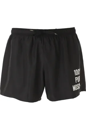 Moschino Stroje kąpielowe, Mężczyzna, Czarny, M, Stylowe stroje kąpielowe kolekcja Boxer Mare