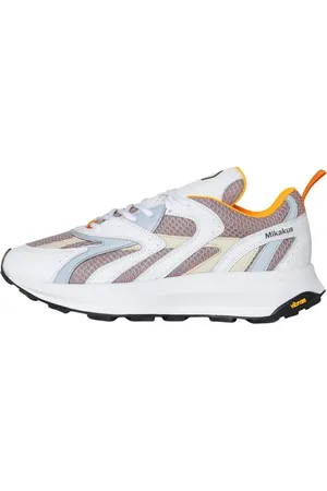 Mikakus Buty, unisex, Wielobarwność, 36 EU, Fioletowe Sneakersy z Siatką i Podeszwą Vibram