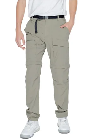 Columbia Spodnie, Mężczyzna, Szary, W40 L32, Nylon, Zielone spodnie z kieszeniami