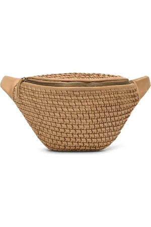DEPECHE Torebki, Kobieta, Beżowy, ONE SIZE, Modna Skórzana Bumbag Torba