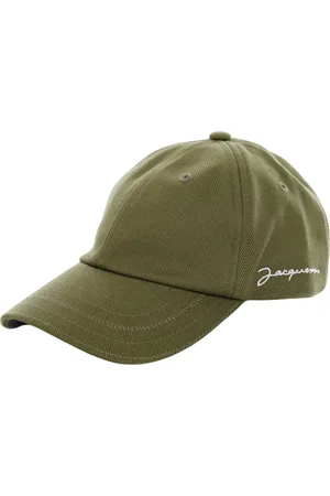 Jacquemus Akcesoria, Mężczyzna, Zielony, 56 CM, Czapka Six-Panel z Regulowanym Zapięciem