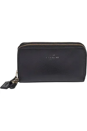 Coach Pre-owned, Kobieta, Czarny, ONE SIZE, Pre-owned skórzane portfele