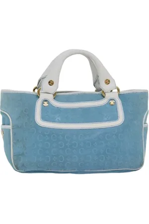 Céline Pre-owned, Kobieta, Niebieski, ONE SIZE, Skóra, Pre-owned Suede handbags