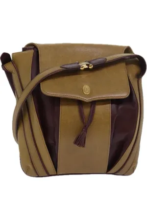 Cartier Pre-owned, Kobieta, Beżowy, ONE SIZE, Skóra, Pre-owned skórzane torby na ramię