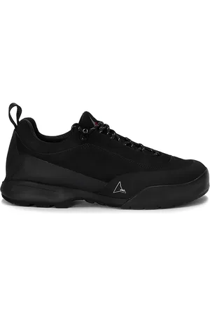 ROA Buty, Mężczyzna, Czarny, 45 EU, Zamsz, Suede Sneaker z Podeszwą Vibram