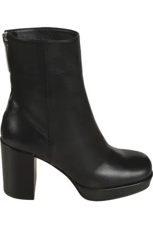 Sergio Rossi Buty, Kobieta, Czarny, 40 EU, Czarne Skórzane Buty