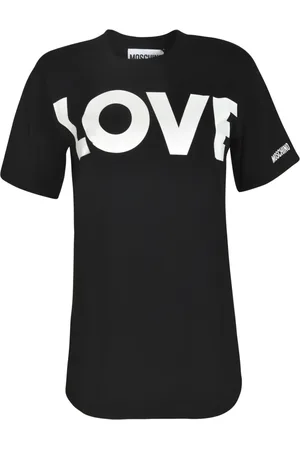 Moschino Koszulki, Kobieta, Czarny, S, Stylowe T-shirty i Pola