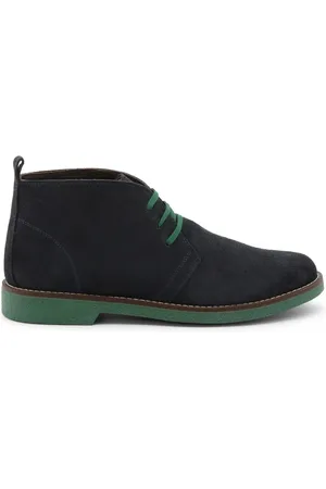 Duca Di Morrone Buty, Mężczyzna, Niebieski, 45 EU, Zamsz, Zamszowe Buty Sznurowane Granatowe