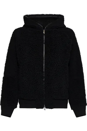 SALVATORE SANTORO Bluzy, Mężczyzna, Czarny, M, Reversible Raglan Coat Czarny Bordeaux