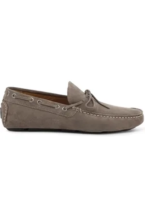 Duca Di Morrone Buty, Mężczyzna, brązowy, 46 EU, Zamsz, Edoardo Suede Taupe Mokasyny